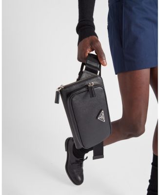  Saffiano Leather Belt Bag