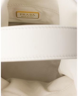 Petit Sac Noir Mini Nappa Leather Bucket Bag