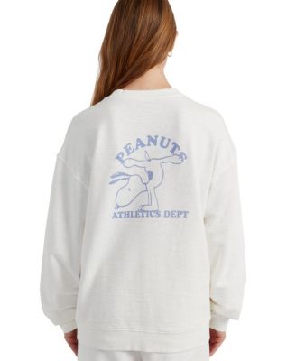  Women s Cotton Peanuts Athletics Sweatshirt