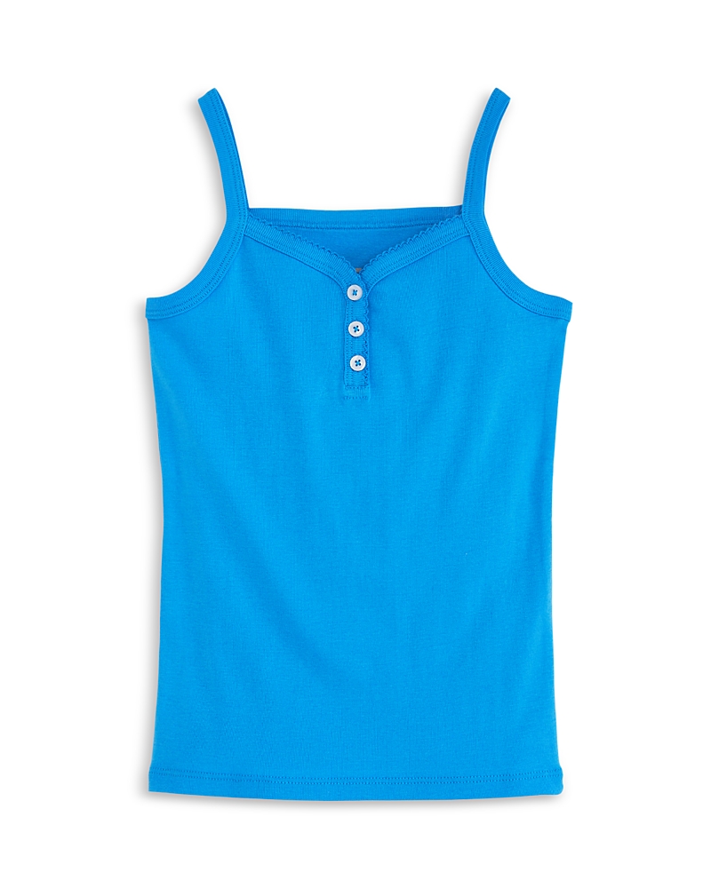 KatieJnyc Girls' Tween Hailey Henley Tank Top - Big Kid
