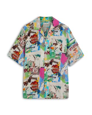 Basquiat Printed Relaxed Fit Short Sleeve Shirt