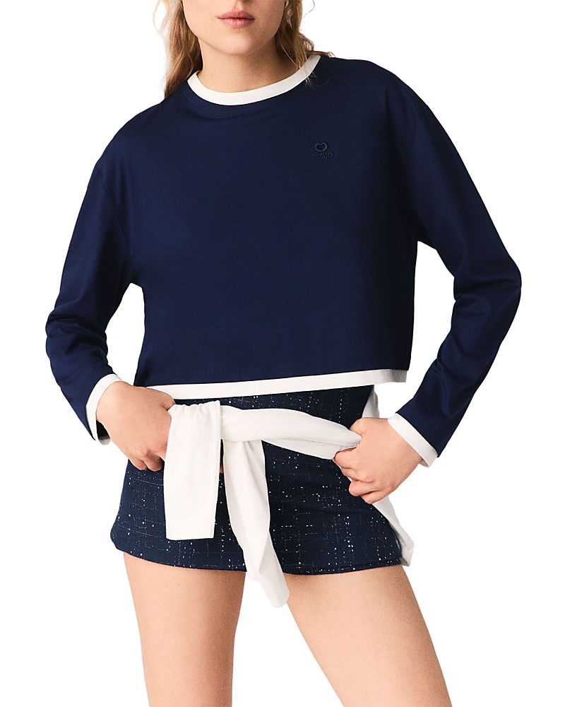 Maje Layered Effect Tee