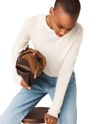 Wool Blend Long Sleeve Sweater