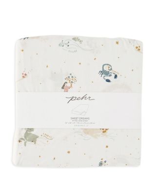 Unisex Printed Crib Sheet