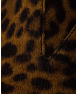  Women's Printed Leather Booties