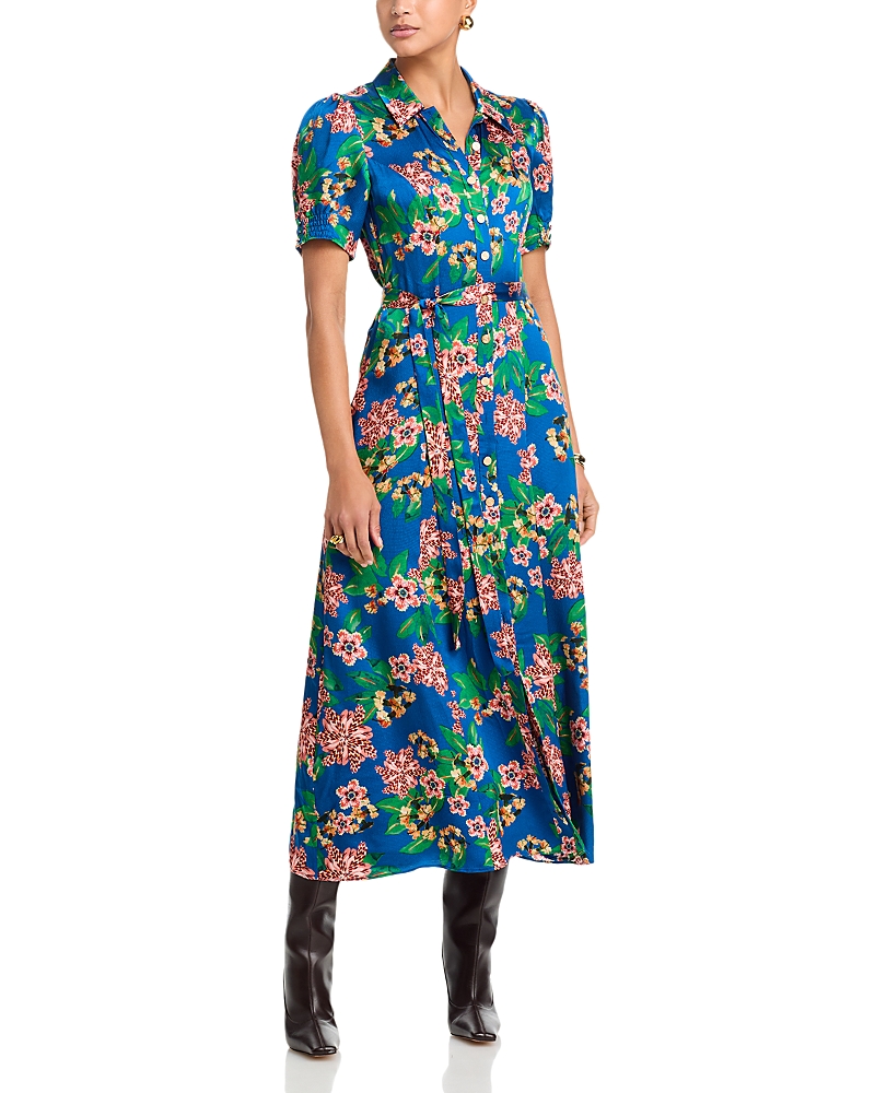Saloni Vanessa-d Silk Shirt Dress