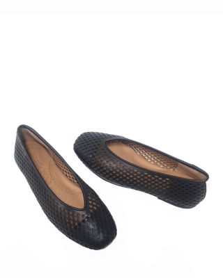 Women's Willow Perforated Leather Ballet Flats