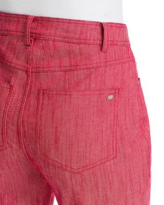Colored Denim Stevie High Rise Ankle Jeans in Chilli Pepper