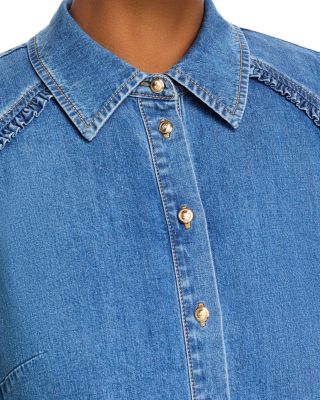 Florance Ruffled Trim Top