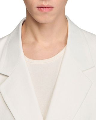 Double Breasted Linen Suit Jacket