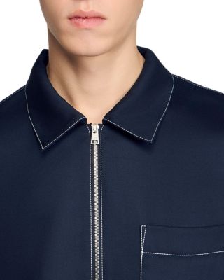 Loose Fit Zip Up Jacket