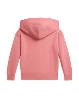 Girls' Terry Full-Zip Hoodie & Wide Leg Sweatpants - Little Kid