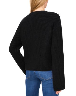 Faren Crewneck Cardigan Sweater 
