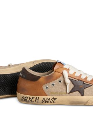 Unisex Super Star Leather & Wool Sneakers