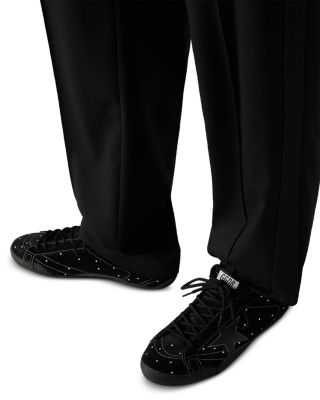 Men's Running Dad Crack Leather Sneakers