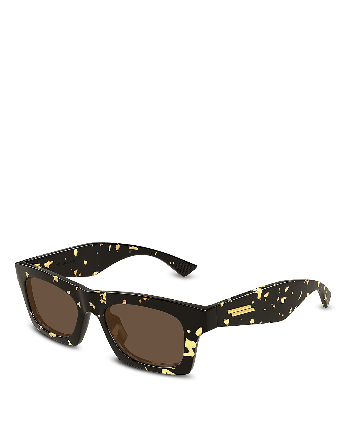 Bottega Veneta Rectangular Sunglasses, 51mm