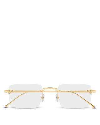 Squared Rimless Optical Glasses, 52mm