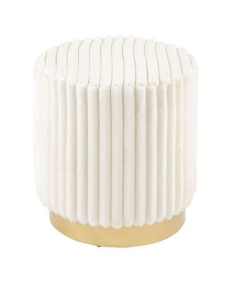  Lillian Upholstered Ottoman with Plinth Base