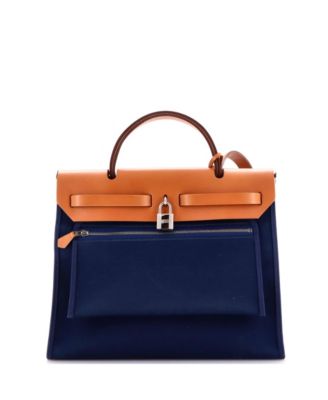 31 Herbag Zip Leather and Toile