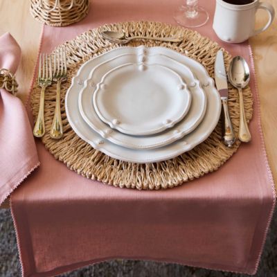 Berry Scallop Table Runner, 18" x 90"