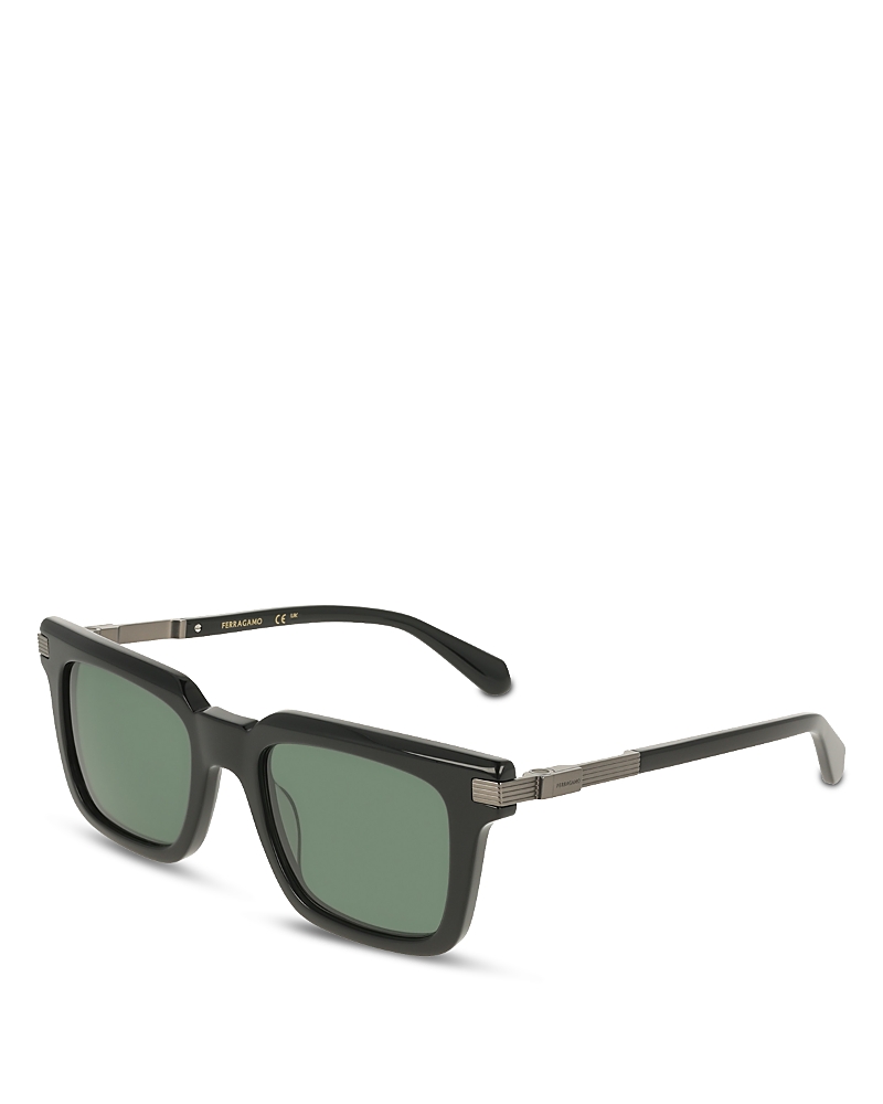 Ferragamo Prisma Square Sunglasses, 53mm