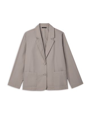 Light Cotton Nylon Easy Blazer