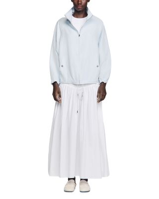 Stand Collar Oversized Jacket