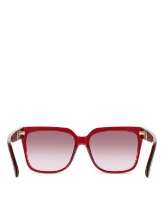 Gancini Hinge Square Sunglasses, 58mm
