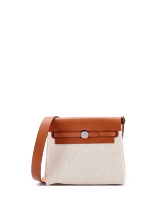 20 Herbag Zip Toile and Leather