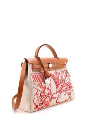 31 Herbag Zip Pegase Pop Toile and Leather