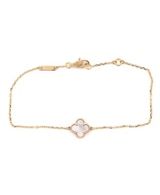  Sweet Alhambra Bracelet 18K Gold and Mother of Pearl