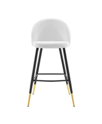  Cordial Fabric Bar Stools, Set of 2