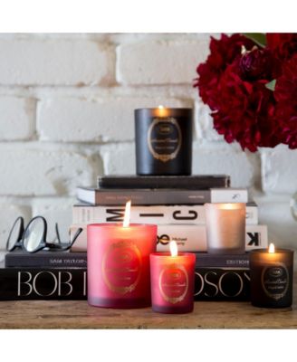  Glass Green Rose Candle, 60Gr