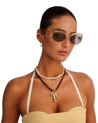 Loveliness Square Sunglasses, 58mm