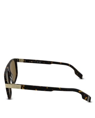 Barrel Hinge Evolution Flat Top Sunglasses, 58mm