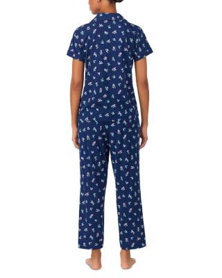 Short Sleeve Knit Pant Pajama Set