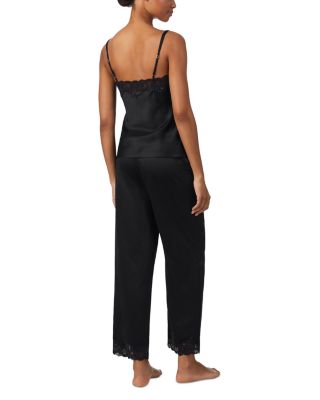 New Signature Satin Lace Cami Top & Ankle Pant Pajama Set