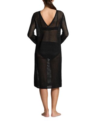 Long Sleeve Beach Cover Up Dress