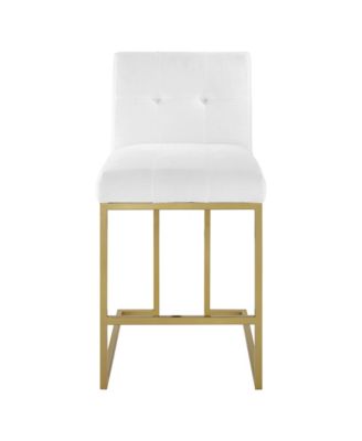  Privy Upholstered Fabric Counter Stool, Set of 2