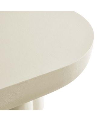  Caspian Oval Concrete Coffee Table