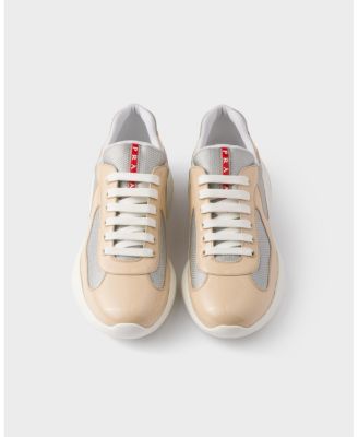  Men's America's Cup Sneakers Patent Leather And Technical Fabric