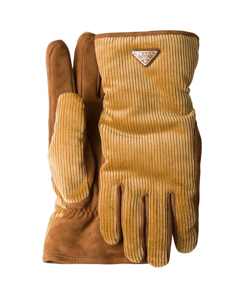 Prada Corduroy Gloves