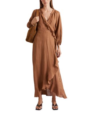 Gioco Linen Midi Dress