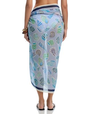 Sea Shells Sarong Swim Cover-Up