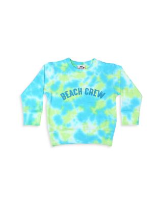 Boys' Tie Dyed French Terry Crewneck Sweatshirt - Little Kid