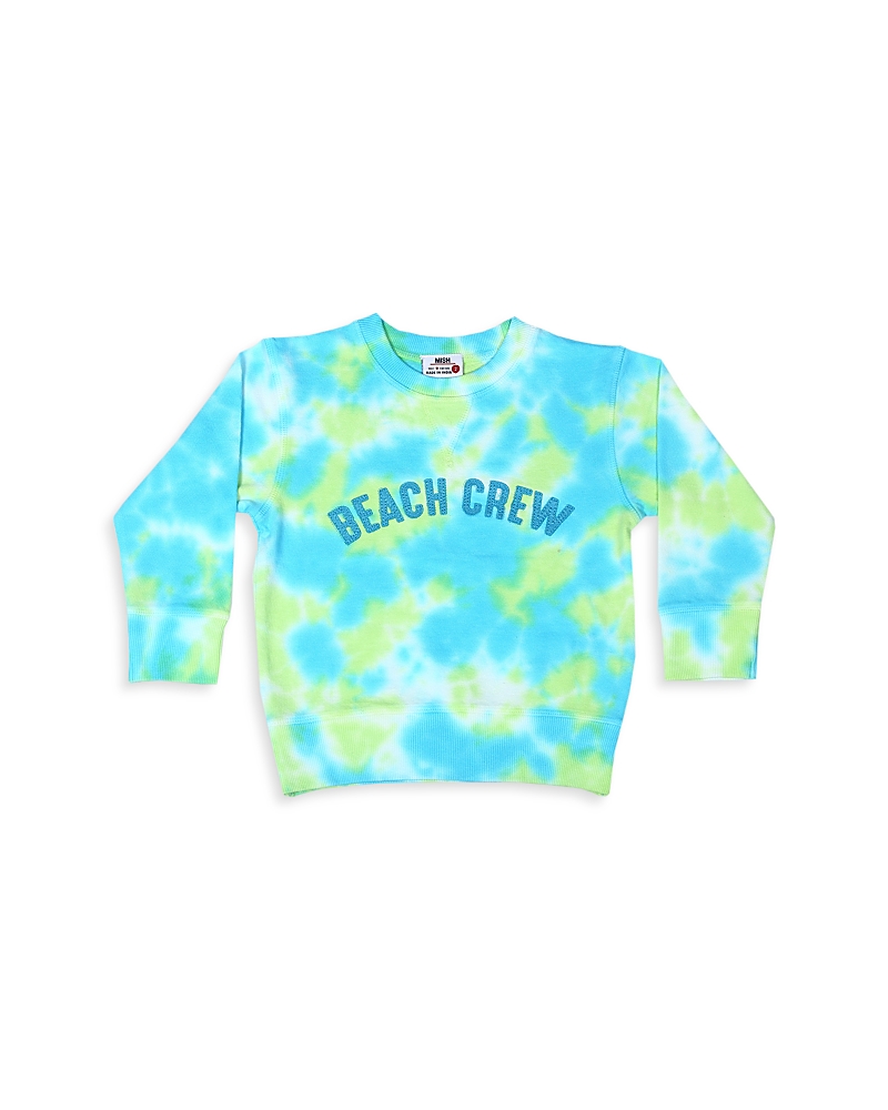 Mish Mish Boys' Tie Dyed French Terry Crewneck Sweatshirt - Little Kid