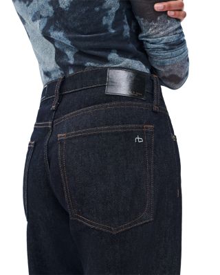 Saige Mid Rise Straight Leg Jeans in Twilight Rinse