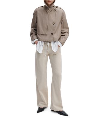 Jamie Cropped Trench Coat