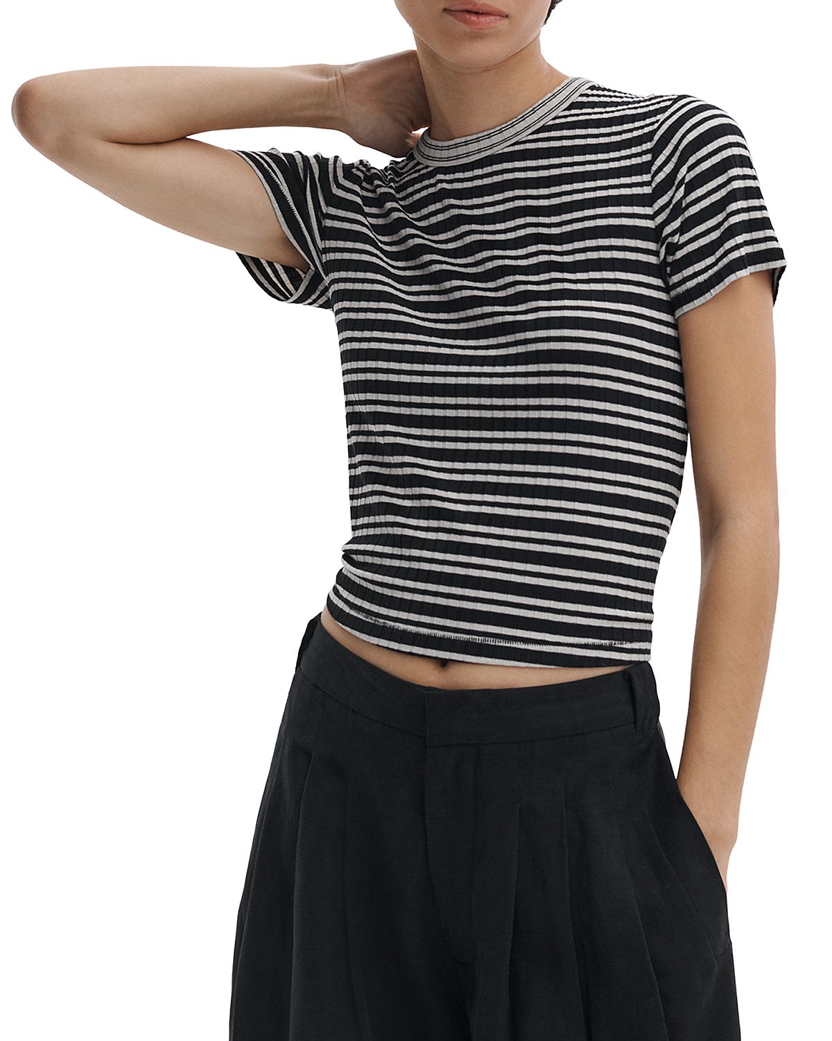 rag & bone Luca Stripe Contrast Tee
