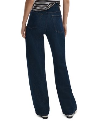 Logan High Rise Wide Leg Jeans in Dusk Rinse
